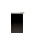Bar Lenox beleuchtet schwarz Eckmodul 66 x 66 cm H 118 cm