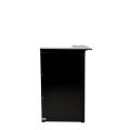 Bar pliant Lenox lumineux noir module d'angle 66 x 66 cm H 118 cm