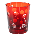 Becher Melodie rot Ø 8 cm H 9 cm 24 cl