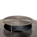 Grill / Feuerschale Corten Ø 95 cm H 115 cm