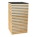 Stehtisch Teak 60 x 60 cm H 115 cm