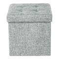 Hocker Grau meliert