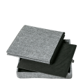 Hocker Grau meliert