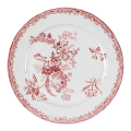 Dessertteller Vintage rosa-rot