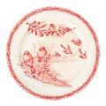 Teller gross rosa-rot Vintage