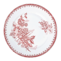 Teller gross rosa-rot Vintage