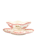 Saucière rosa und rot Vintage