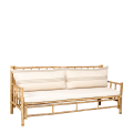 Sofa Bali écru gestreift 70 x 180 cm H 80 cm