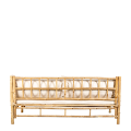 Sofa Bali écru gestreift 70 x 180 cm H 80 cm