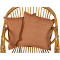 Coussin en toile terracotta Vintage 40 x 40cm