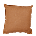 Kissen Leinen terrakotta Vintage 40 x 40cm