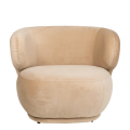 Sessel Elton Samt taupe 78 x 90 cm H 70 cm