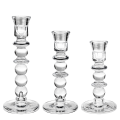 Set aus 3 Kerzenhaltern Colonel aus Glas