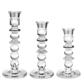 Set aus 3 Kerzenhaltern Colonel aus Glas