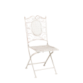 Stuhl Chantilly aus Gusseisen weiss