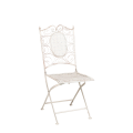 Stuhl Chantilly Gusseisen weiss