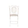 Stuhl Chantilly Gusseisen weiss