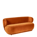 Sofa Elton Samt terrakotta 78 x 170 cm H 70 cm