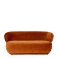 Sofa Elton Samt terrakotta 78 x 170 cm H 70 cm