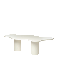 Table Newave 120 x 240 cm H 74 cm
