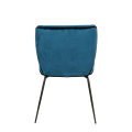 Stuhl Dandy Samt blau