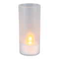 Tischlicht mit Leucht-Kerze Ø 4,5 cm H 10 cm