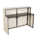 Bar klappbar Cigar Club beige 55 x 150 cm H 115 cm