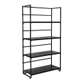 Regal schwarz 40 x 100 cm H 180 cm