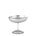 Schale auf Fuss Vintage Inox 10 cl
