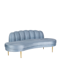 Sofa Bella blaugrau 80 x 210 cm H 72 cm
