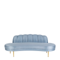 Sofa Bella blaugrau 80 x 210 cm H 72 cm