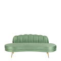 Canapé Bella Vert fougère 80 x 210 cm H 72 cm