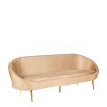 Sofa Davos beige 225 x 80 cm H 77 cm