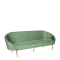 Sofa Davos farngrün 80 x 225 cm H 77 cm