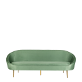 Sofa Davos farngrün 80 x 225 cm H 77 cm