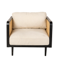 Fauteuil Cannes 83 x 83 H 78 cm
