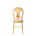 Stuhl Joséphine mit Sitzkissen Gold