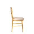 Stuhl Joséphine mit Sitzkissen Gold
