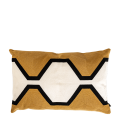 Kissen Hexa Gold 40 x 60 cm