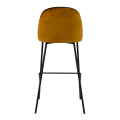Barstuhl Luzern Samt Gold H 78 cm