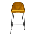 Barstuhl Luzern Samt Gold H 78 cm