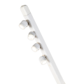 Stehlampen 2-er Set weiss H 230 cm (Lichter einzeln ausrichtbar)