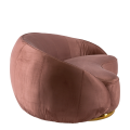 Canapé Lorenza Taupe 100 x 220 H 73 cm