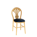 Stuhl Joséphine mit Sitzkissen Nachtblau