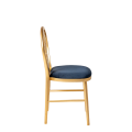 Stuhl Joséphine mit Sitzkissen Nachtblau