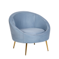 Sessel Davos blaugrau 92 x 82 cm H 78 cm