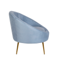 Sessel Davos blaugrau 92 x 82 cm H 78 cm