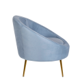 Sessel Davos blaugrau 92 x 82 cm H 78 cm