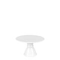 Kleiner Präsentierständer Porzellan Weiss Ø 10 cm H 6 cm