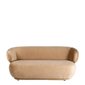 Sofa Elton Samt taupe 170 x 78 cm H 70 cm